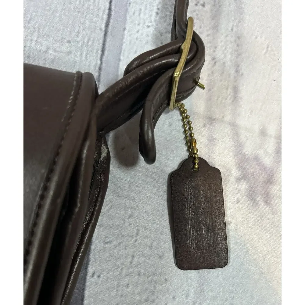 VTG Coach Metropolitan Briefcase Brown Leather Messenger Bag Classic Work Bag - Picture 3 of 9